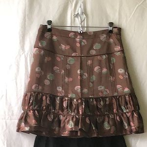 Marc Jacobs flowered print silk skirt